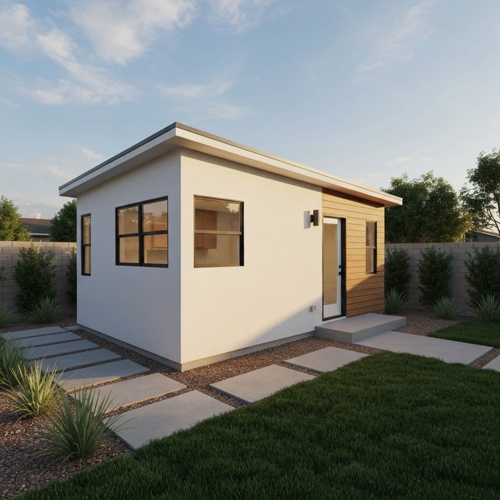 Compact Detached ADU exterior